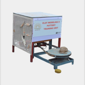 Portable Motorized Pottery Wheel Kit for beginner ceramic art and throwing practice.