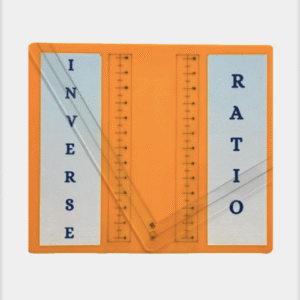 Graph illustrating an inverse ratio relationship, showing a curve (hyperbola) that approaches the axes, which represents the constant product $xy = k$.