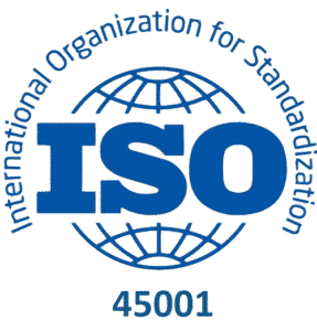 ISO 9001:2015 certification logo indicating Sagedel's compliance with international quality management standards